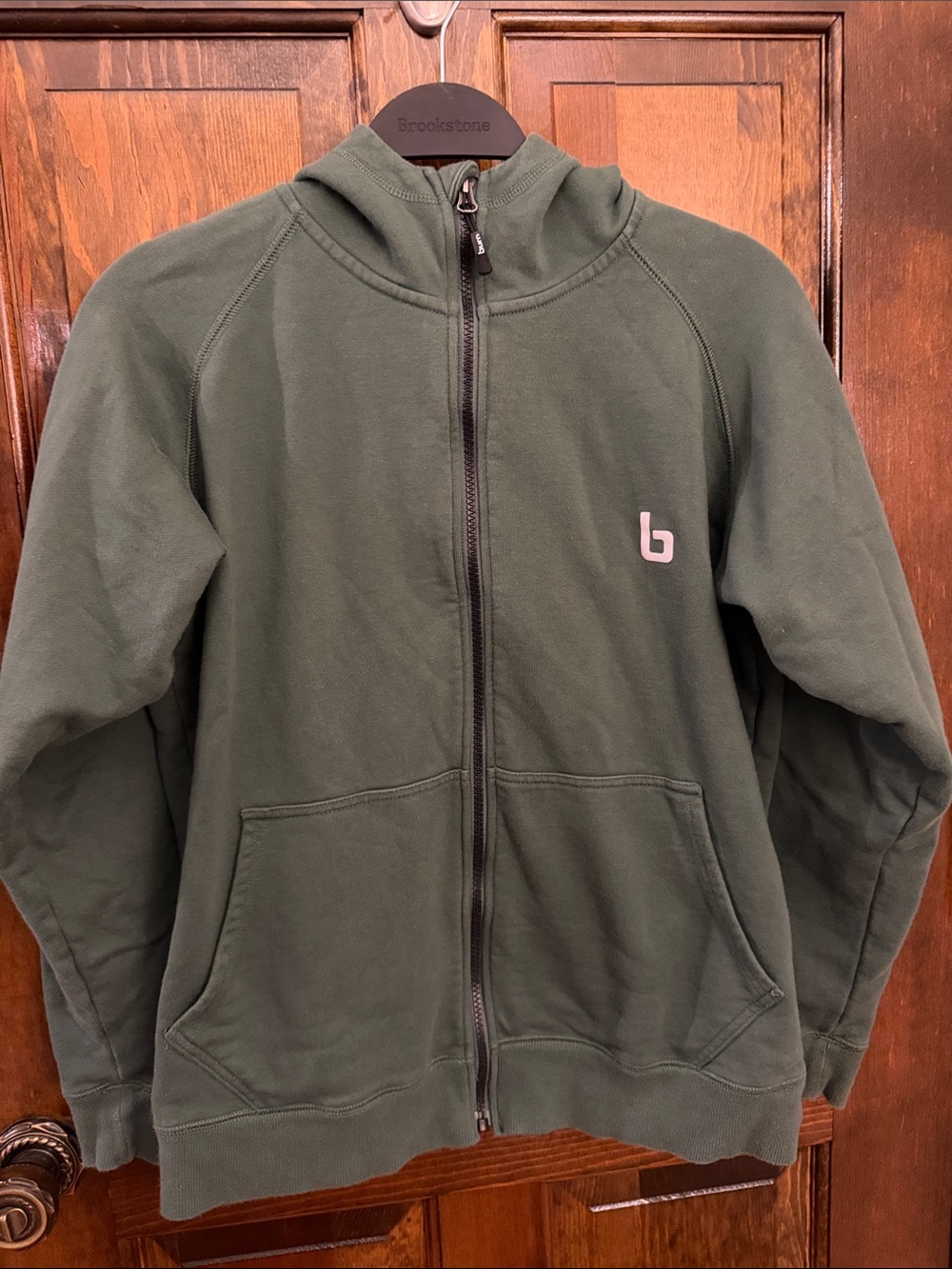 EUC Burn Boot Camp Green Sweatshirt Hoodie Jacket-Size Medium